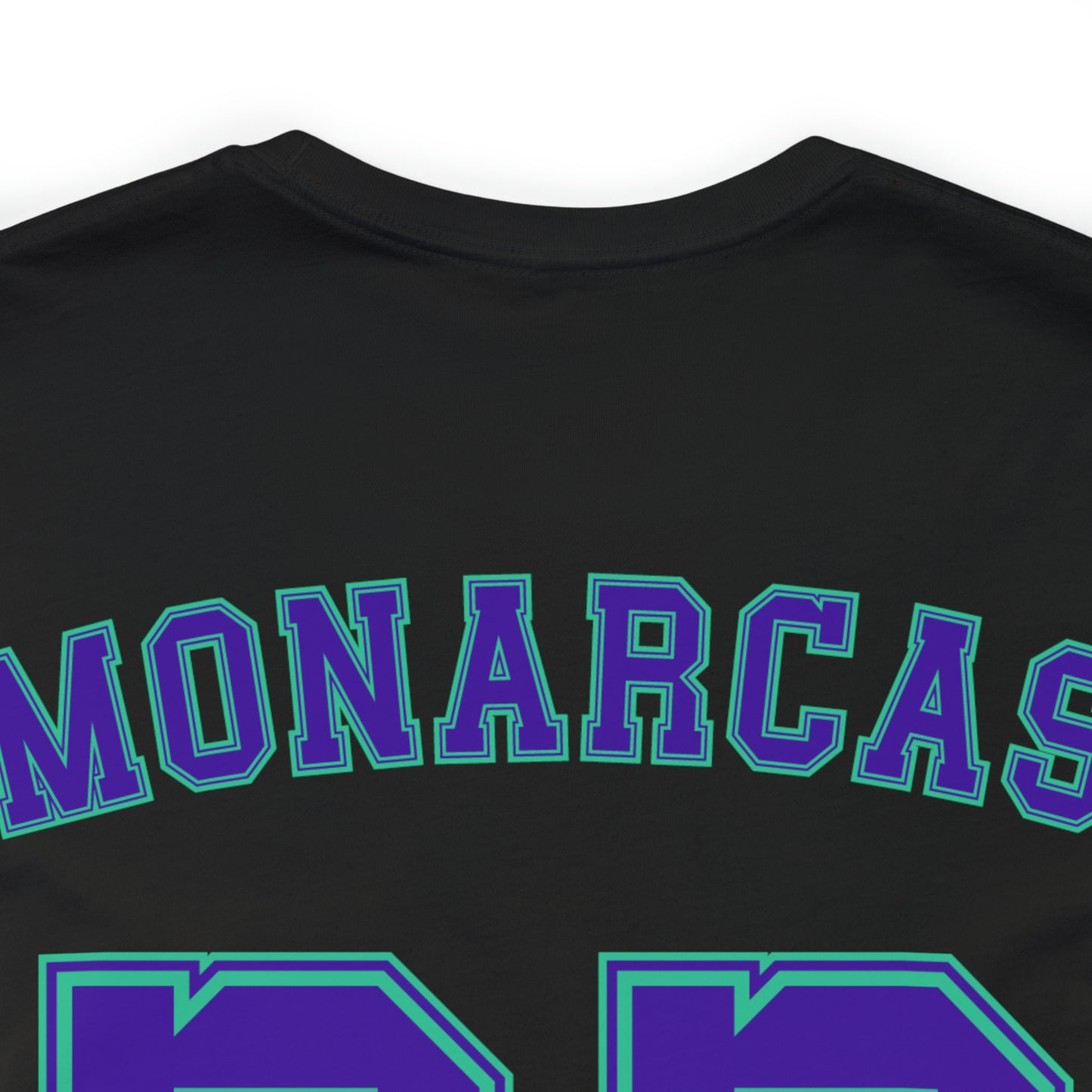 Purple Text Humacao Monarcas Jersey Shirt