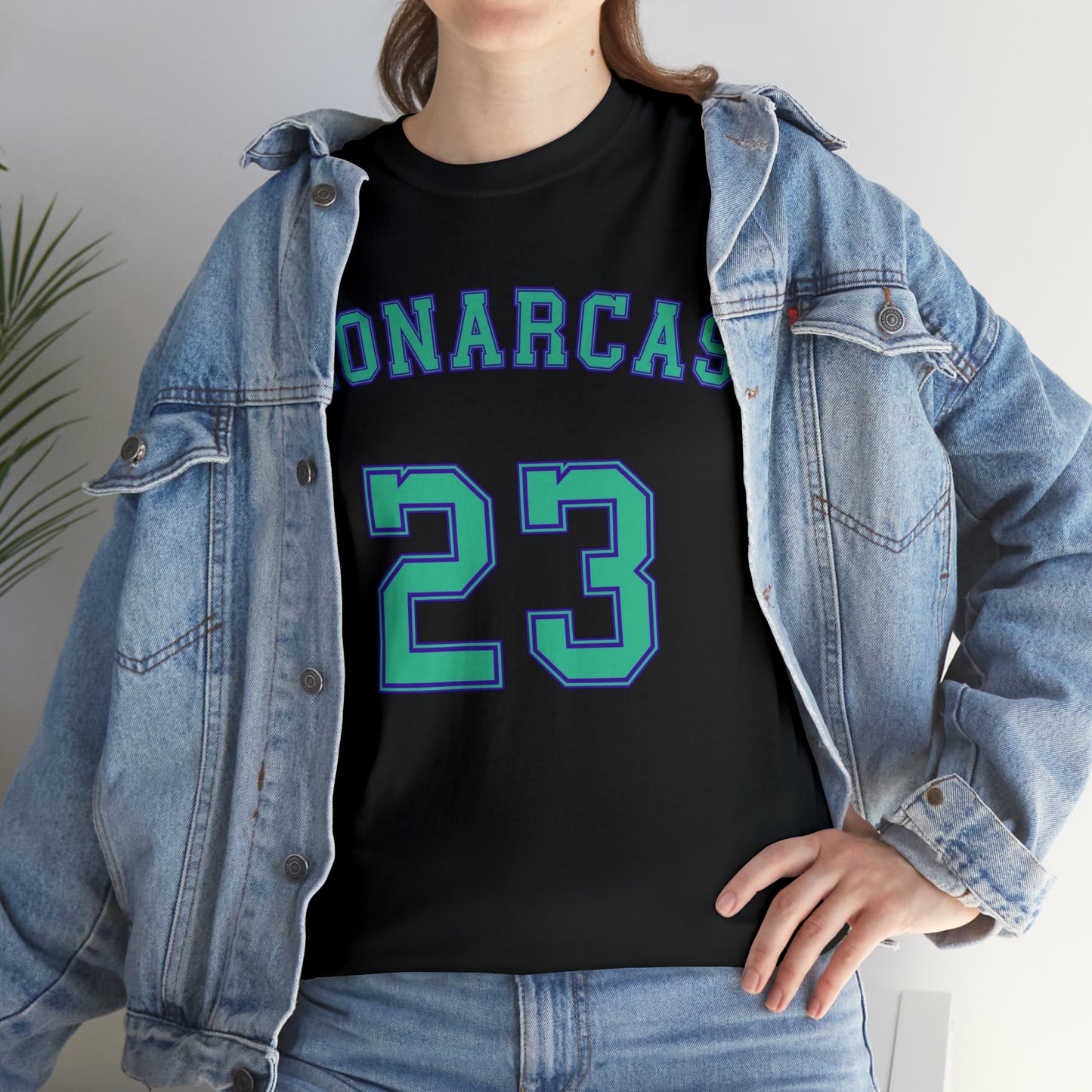 Teal Text Monarcas Humacao Jersey Shirt