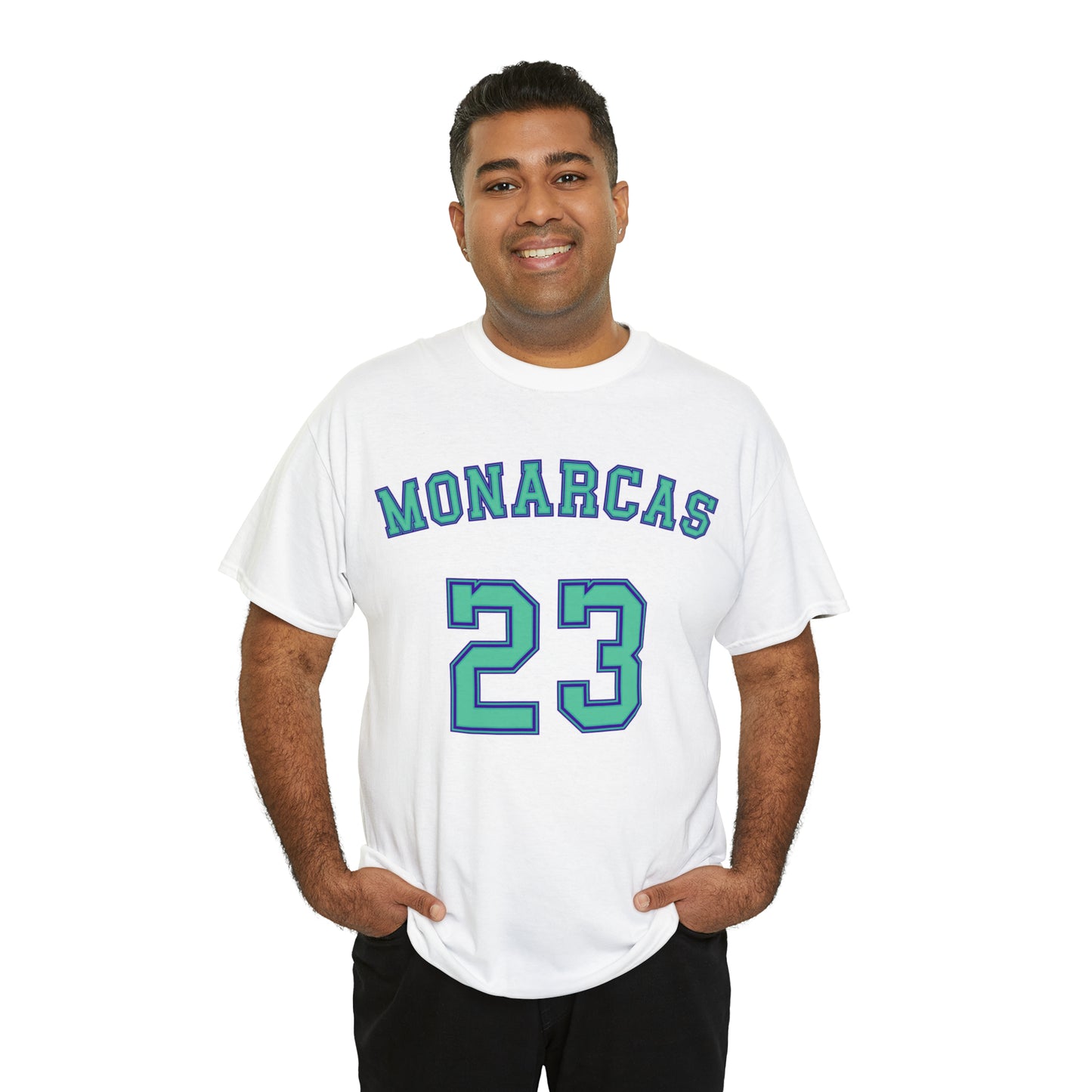 Teal Text Monarcas Humacao Jersey Shirt