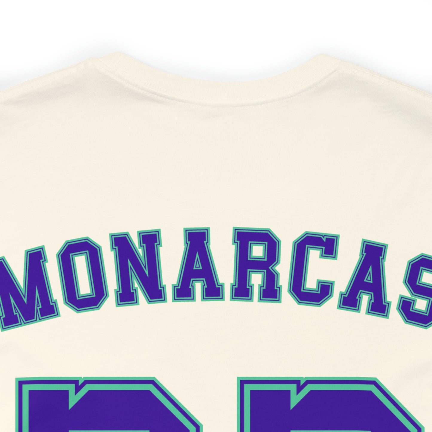 Purple Text Humacao Monarcas Jersey Shirt