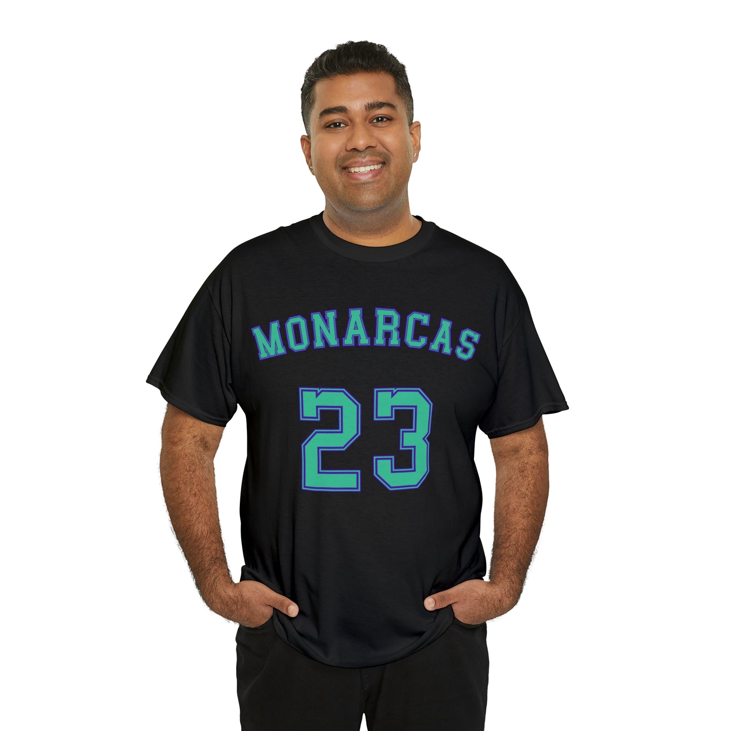 Teal Text Monarcas Humacao Jersey Shirt