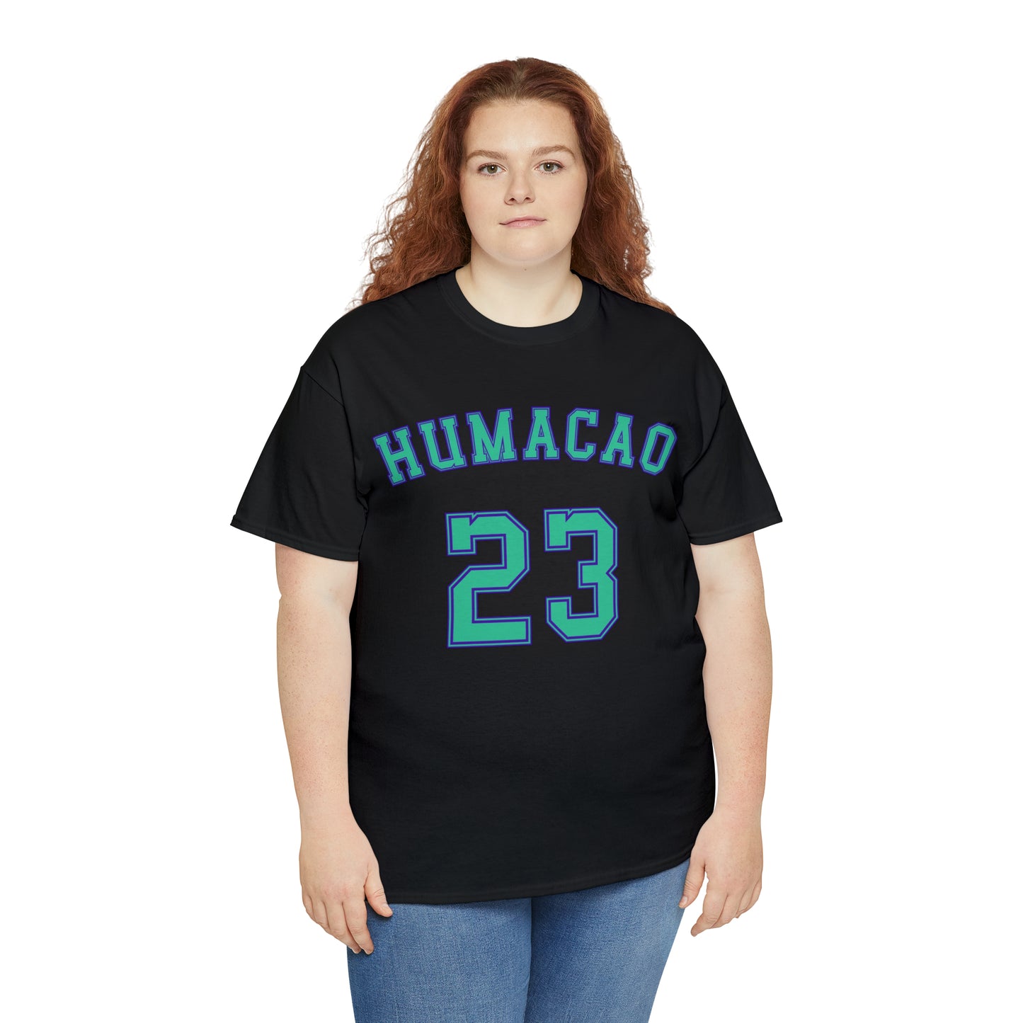 Teal Text Humacao Monarcas Jersey Shirt