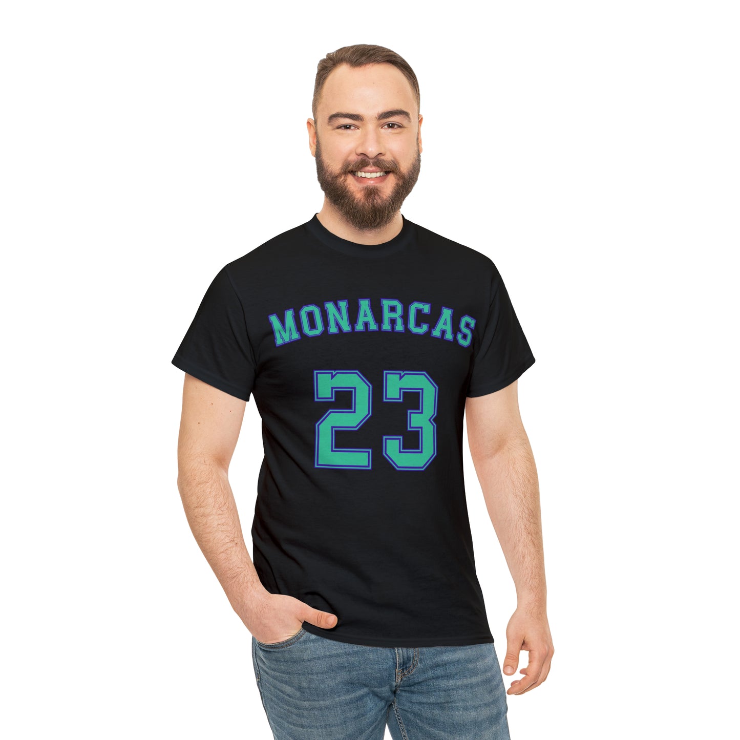 Teal Text Monarcas Humacao Jersey Shirt