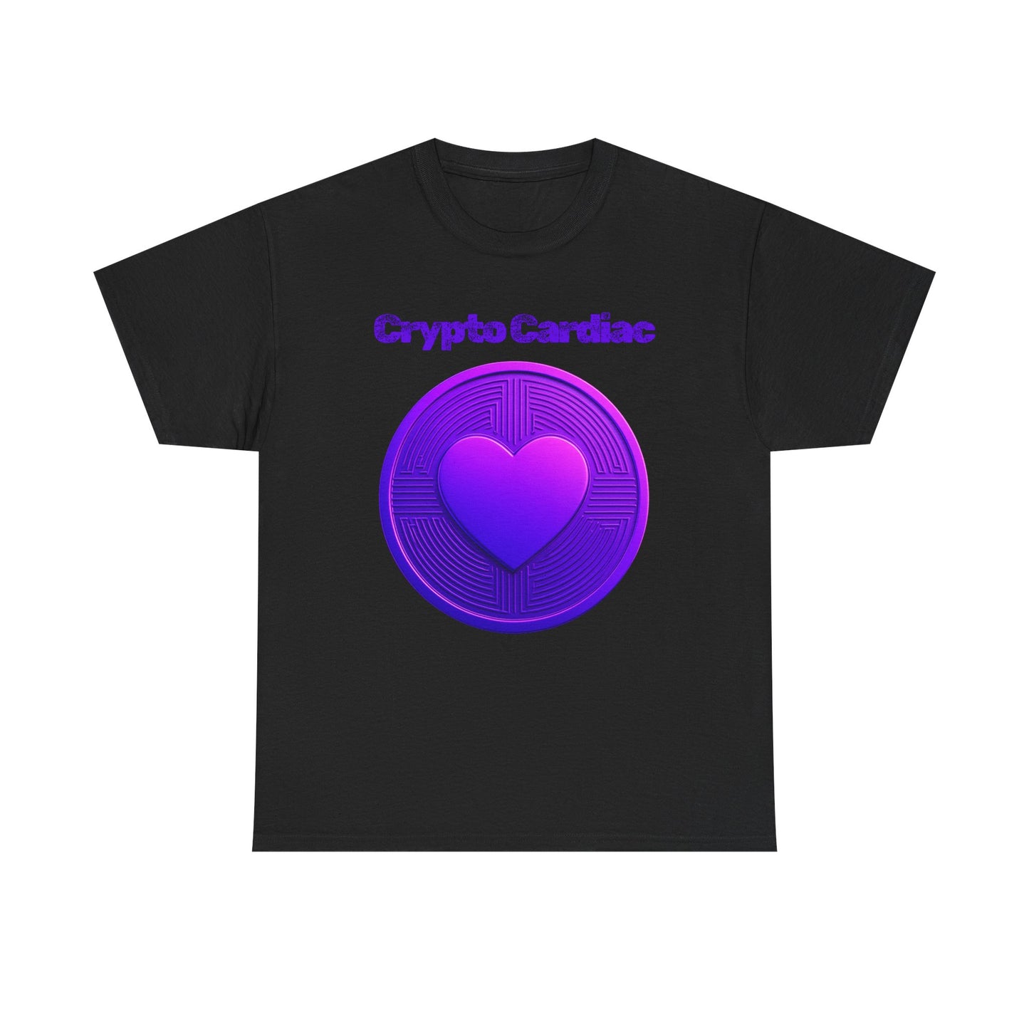CryptoCardiac Tee — Heart Coin Graphic T‑Shirt (Est. 2025)