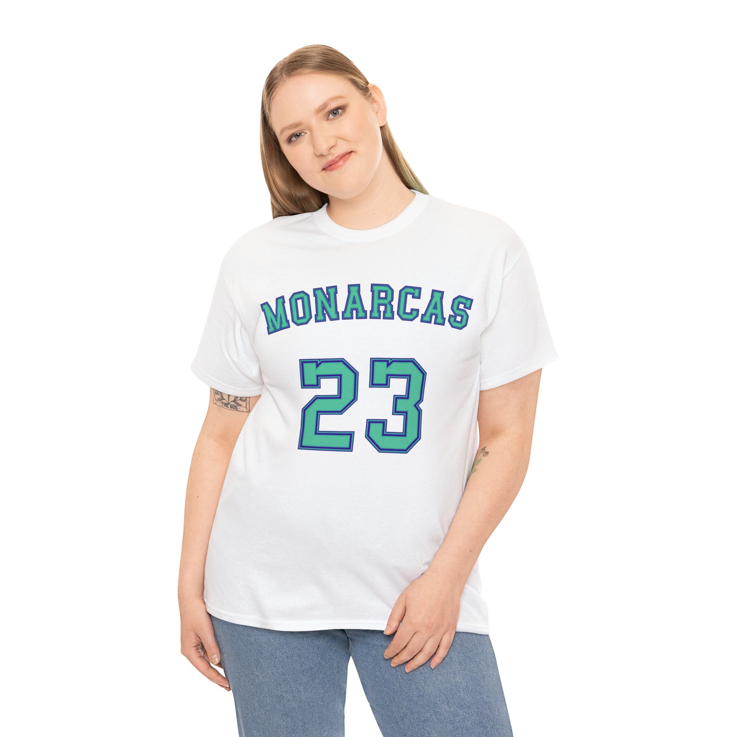 Teal Text Monarcas Humacao Jersey Shirt