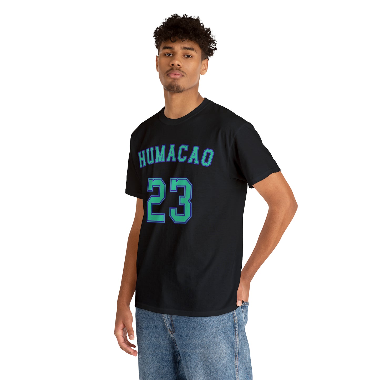 Teal Text Humacao Monarcas Jersey Shirt