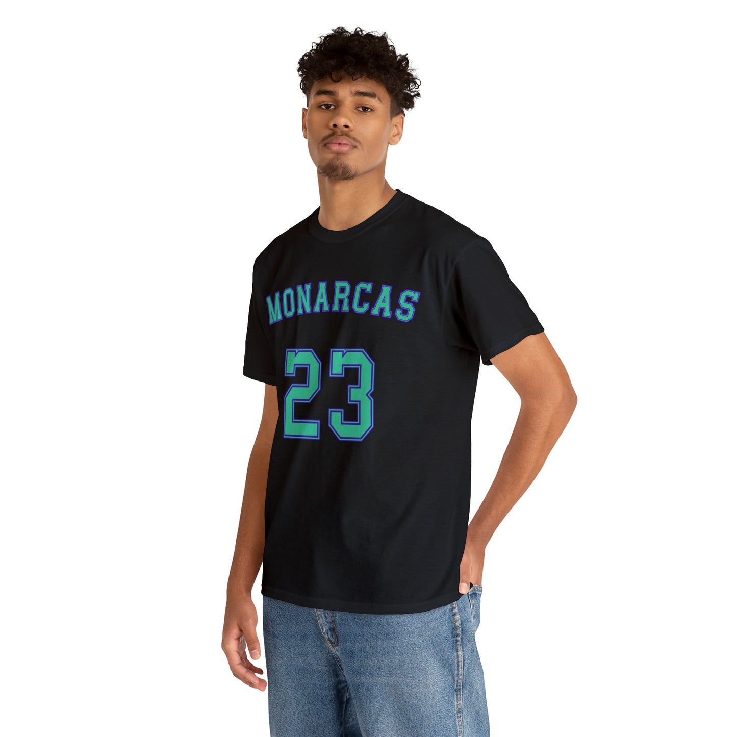 Teal Text Monarcas Humacao Jersey Shirt