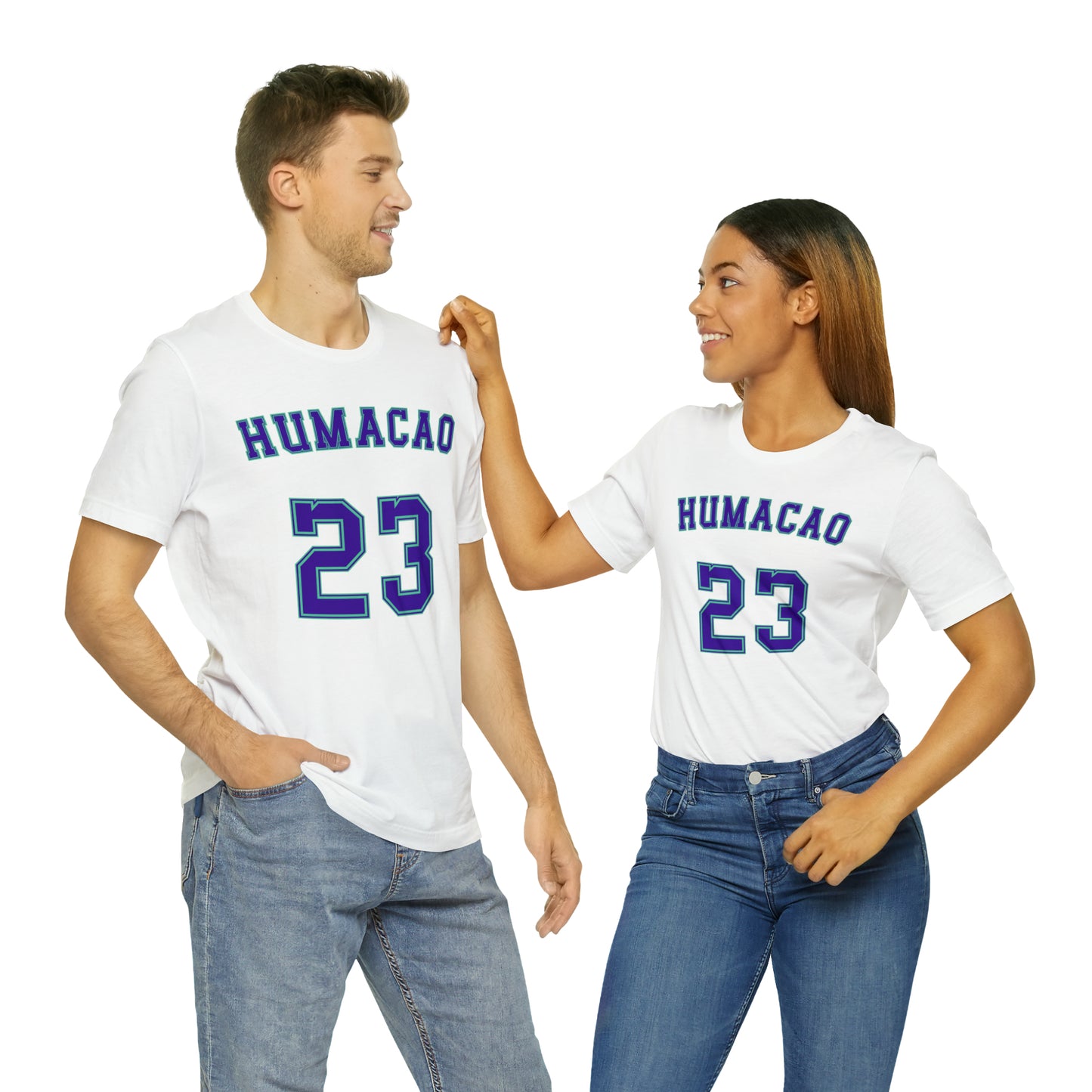 Purple Text Humacao Monarcas Jersey Shirt