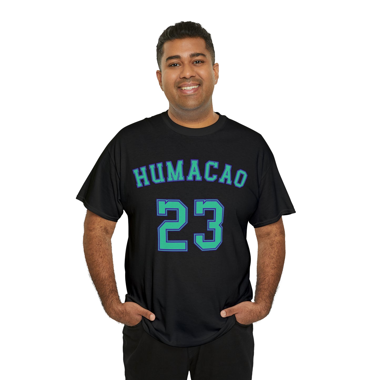 Teal Text Humacao Monarcas Jersey Shirt