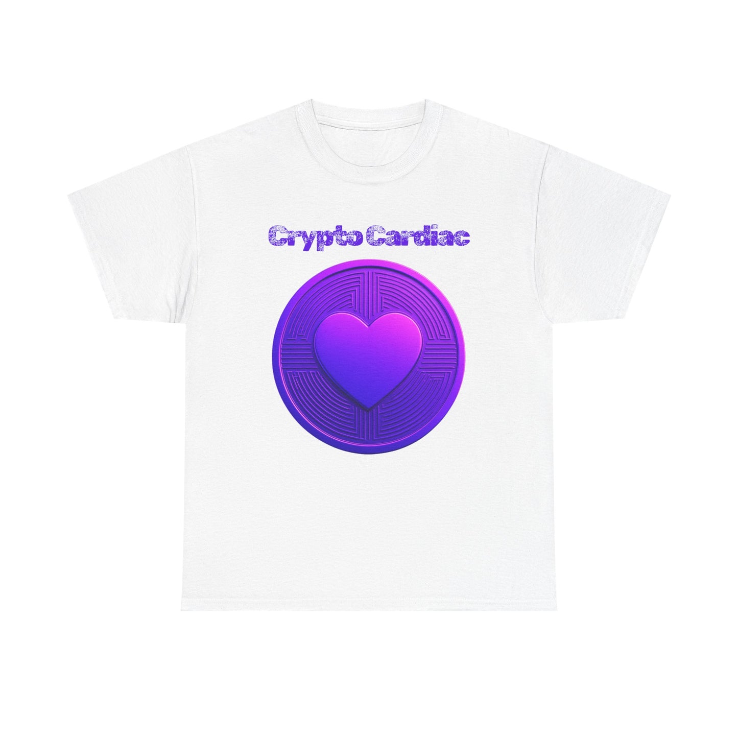 CryptoCardiac Tee — Heart Coin Graphic T‑Shirt (Est. 2025)